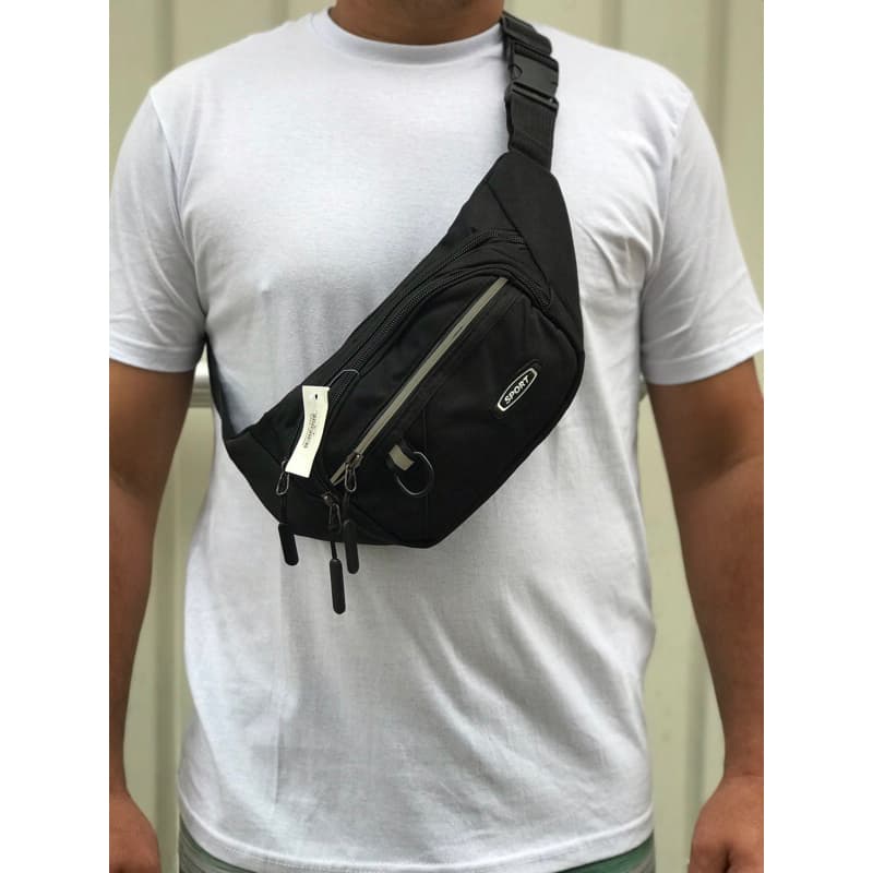 Pochete motoboy bag shoulder bolsa pochete transversal C/4 bolsos ombro cintura
