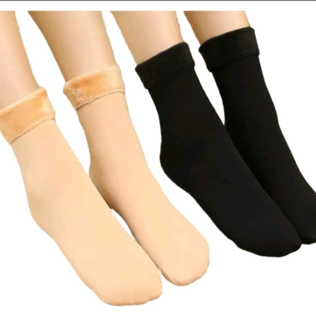 Kit  Pares de Meias Térmica Flanelada Inverno sem costura flexivél / Você escolhe a variante