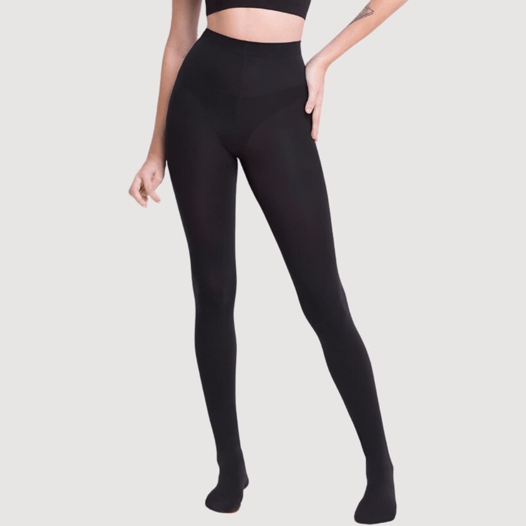 Meia Calça Térmica Feminina Fio 80 Preta