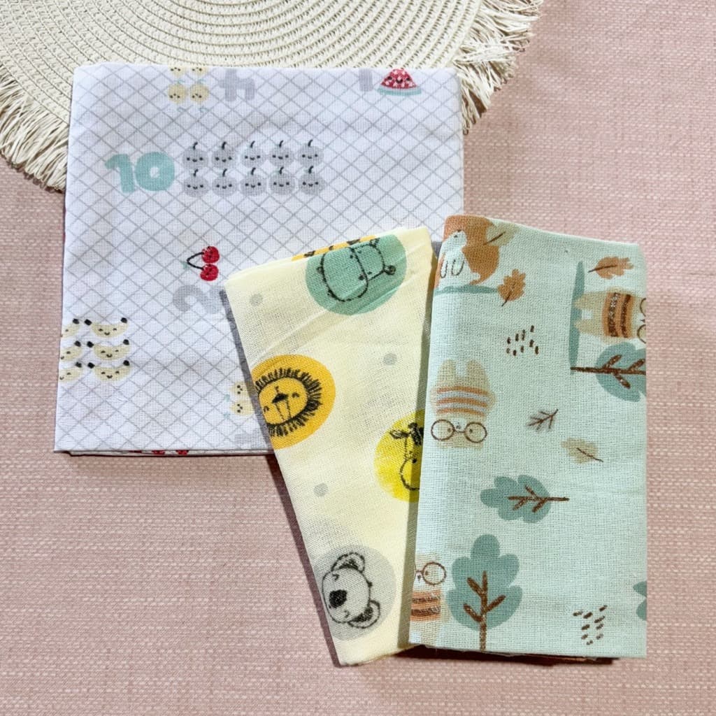 Kit Cueiro para bebê Flanelado 60cm x 80cm Enxoval de Bebê Barato