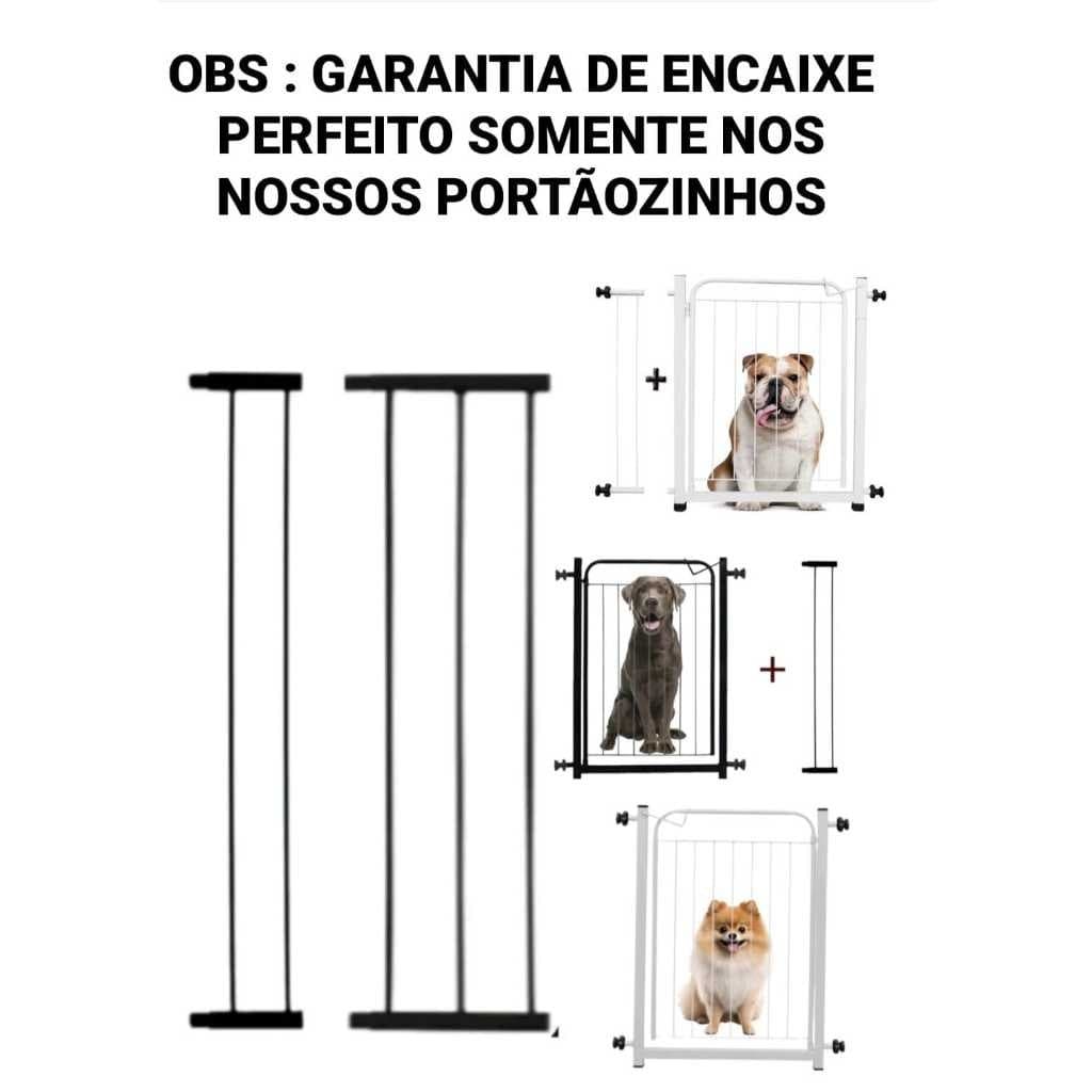Extensores Para Portão Pet ( 10cm , 20cm ) Alongador Para Portãozinho de Cachorro