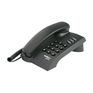 Telefone Intelbras Pleno,  Preto  Novo.