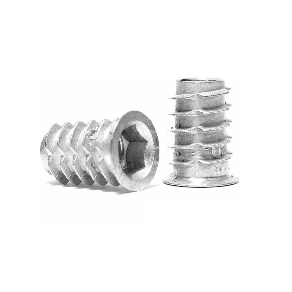 Bucha Americana Zamac 5/16x20 ou 5/16x25, 5/16x13, 1/4x20, 1/4x25, 1/4x13, M4x10 (10 Unidades)