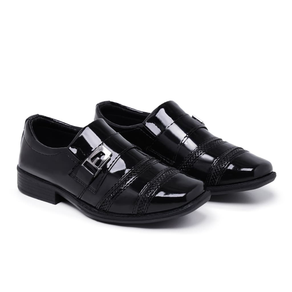 Sapato Social Infantil Masculino Menino Pajem Casamento Formatura Festa Leve Preto Dourado Azul Branco 443