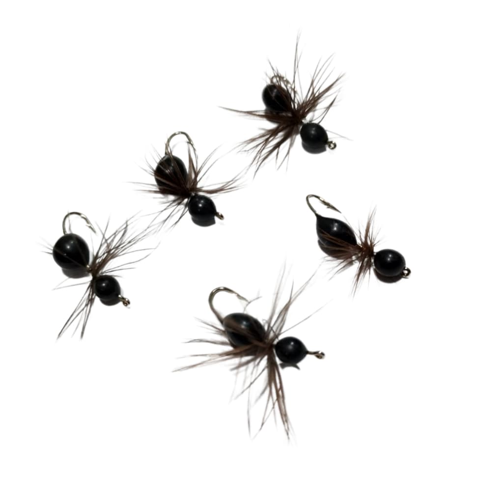 Isca Artificial Formigão Kit Com 4 Iscas Artificiais Anzol #6 Para Pesca De Tilápias Moscas Para Fly Fishing