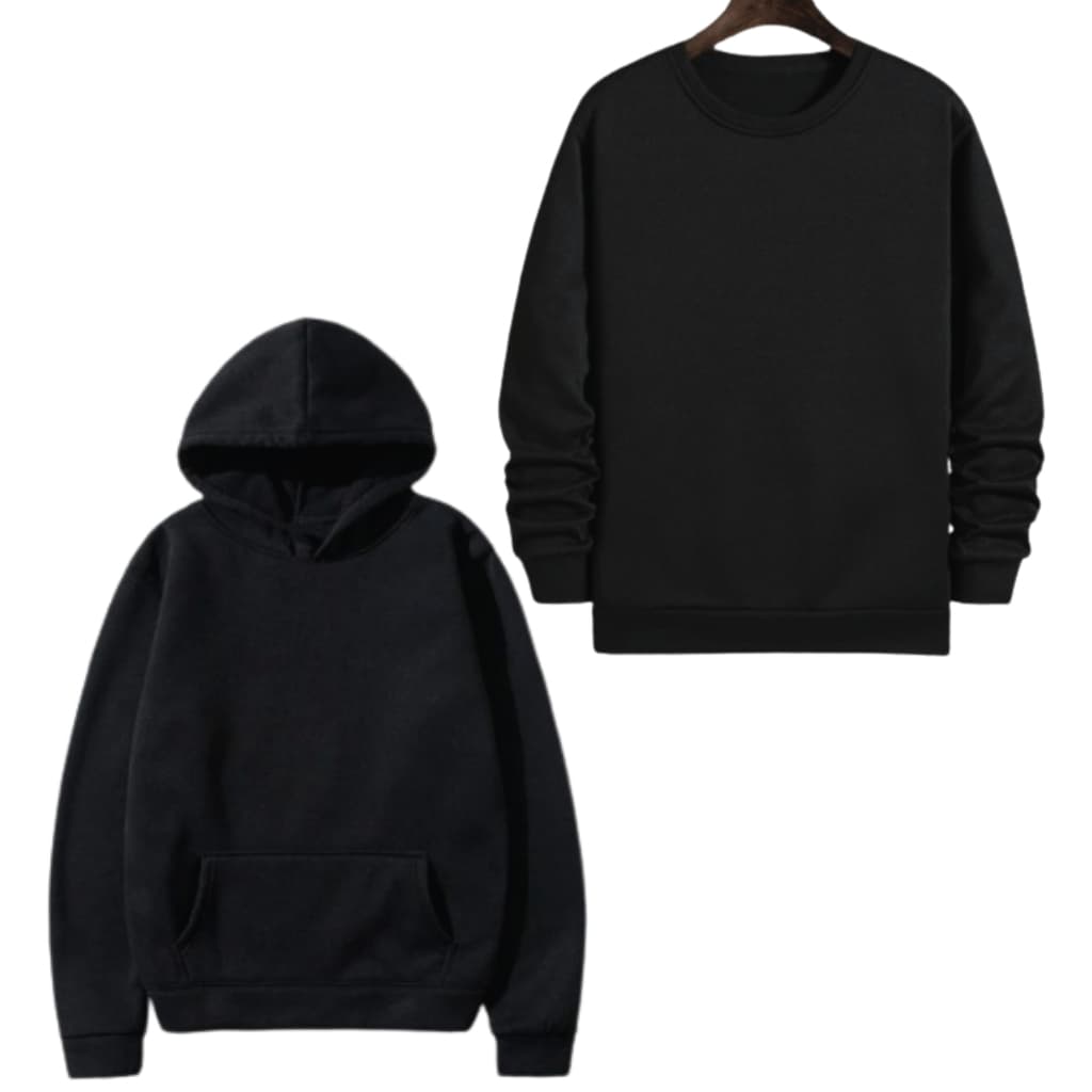 Moletom Masculino Com Ou Sem Capuz Bolso Canguru Liso Blusa Unissex