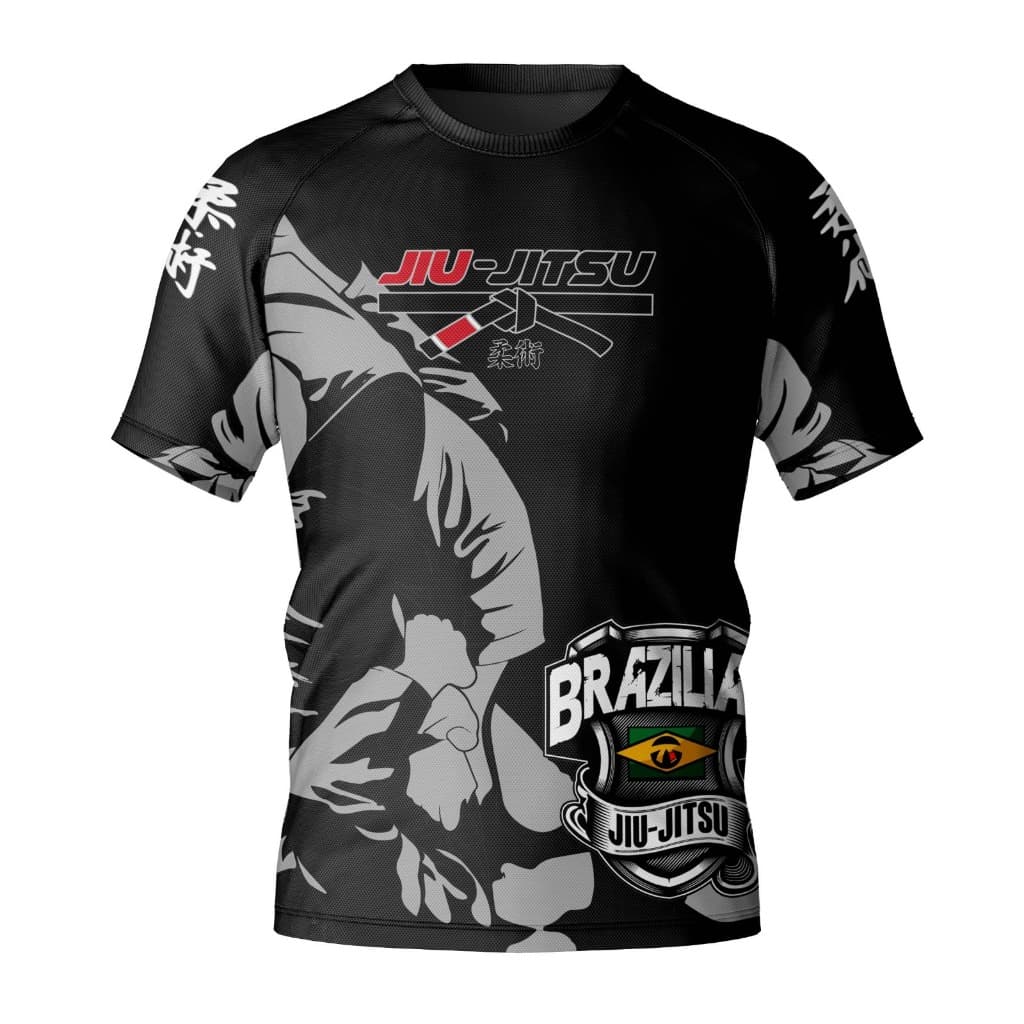 Camiseta Dry Fit Jiu-jitsu Proteção Treino Proteção Uv50+