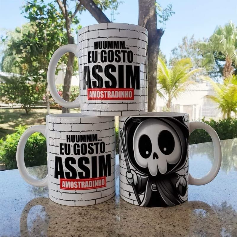 Caneca Personalizada-Huummm…Eu gosto assim amostradinho-
