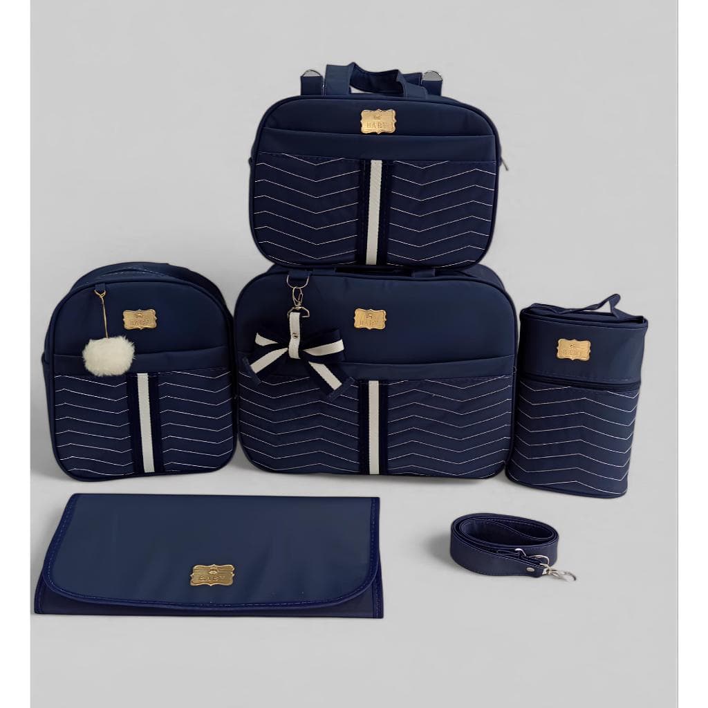 KIT BOLSA MATERNIDADE, KIT COM FITA MENINA/MENINO MALA PARA RECÉM NASCIDO KIT 5 PEÇAS, IMPERMEÁVEIS TÉRMICAS AYLLA BABY.