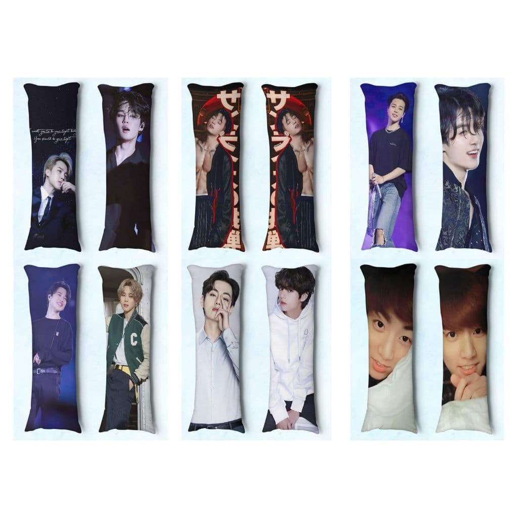 Travesseiro Dakimakura BTS coleção 01 várias estampas ou personalize com suas fotos