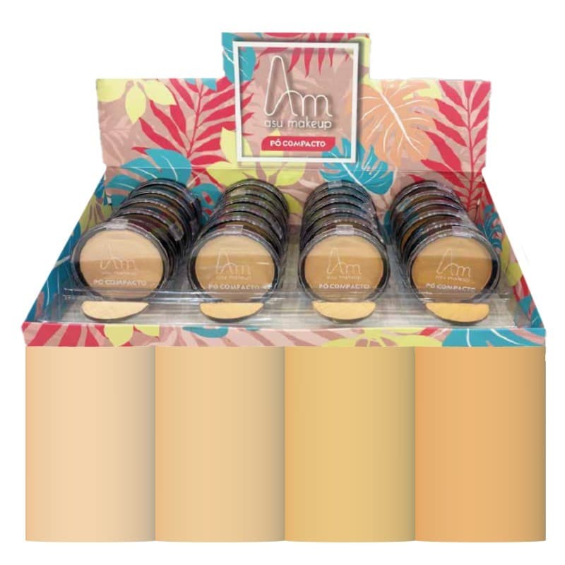 Box Display 24 Pó Facial Compacto
