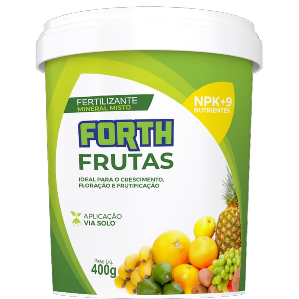 Forth Fertilizante Adubo Frutas 400g Floração E Frutificação