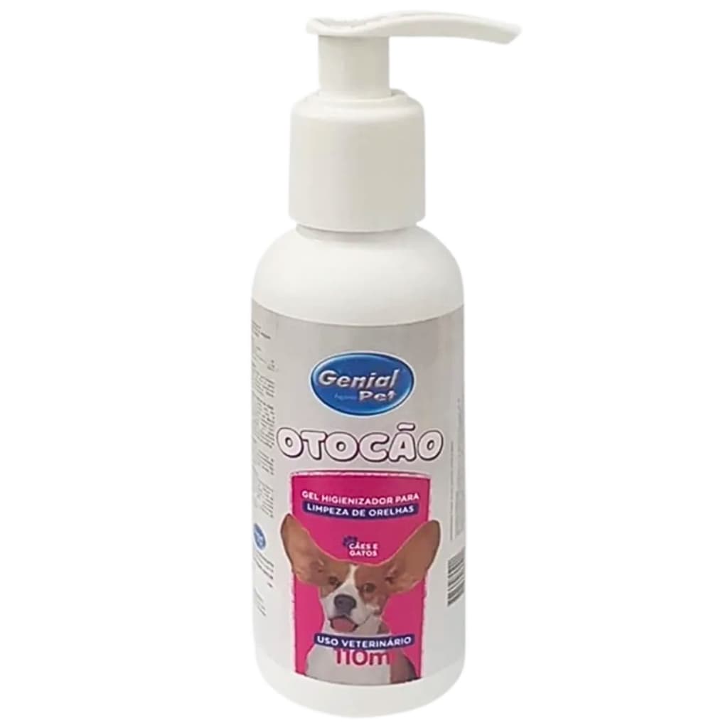 Gel De Limpeza Para Orelhas De Cães E Gatos 110ml - Otocão