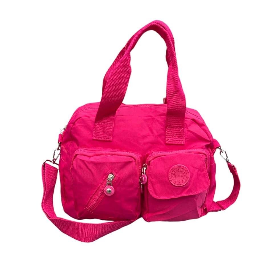 Bolsa Feminina de Mão e Transversal de Nylon Viagem Trabalho Lazer Muiltiuso
