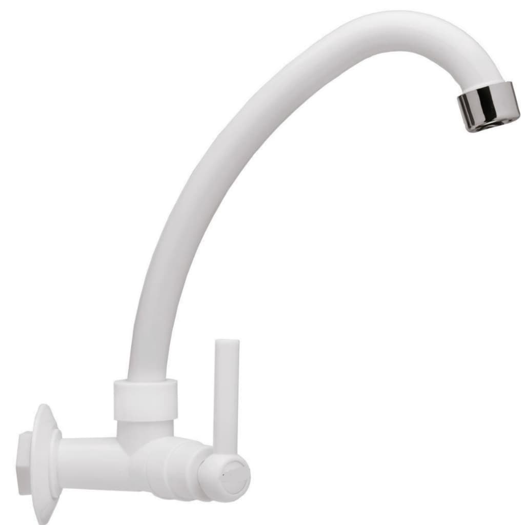 Torneira Lavatório para Cozinha de Parede Abs C-64 Branca