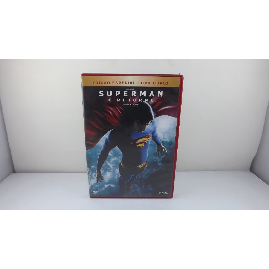 Box Dvd Superman O Retorno Warner Bros Disco Duplo Semi Novo