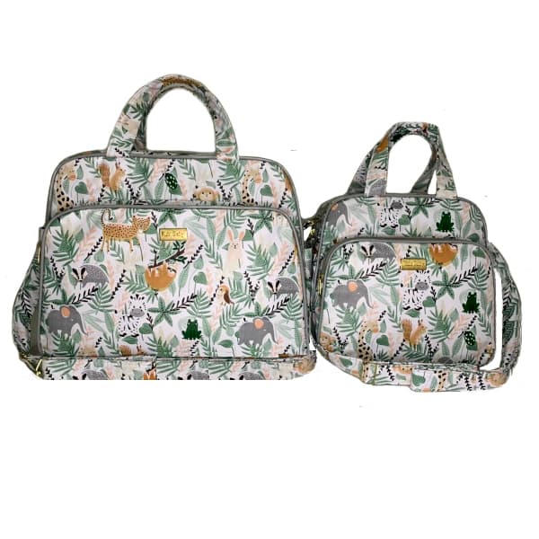 kit Bolsa Mala Maternidade menino 2 peças Enxoval