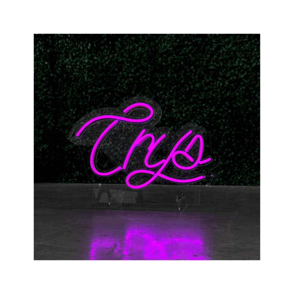 Painel Neon Led Letreiro Luminoso Personalizado até 40cm