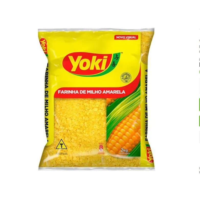 Farinha de milho amarela yoki 2kg