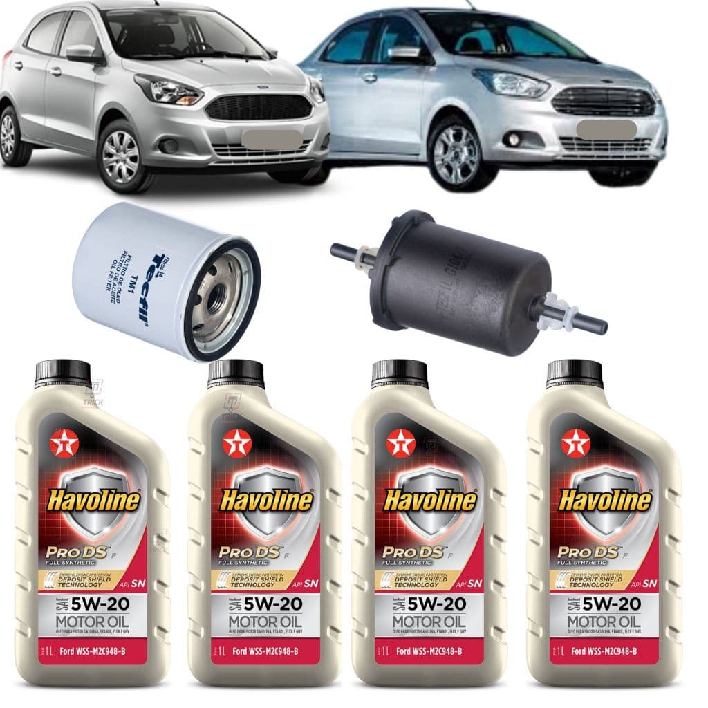Kit Óleo 5w20 Ford Ka 1.0 1.5 2018 2019 2020 2021 wss-m2c948-b , Atualizacao WSS-M2C960-A1 (Correia Banhada Óleo)
