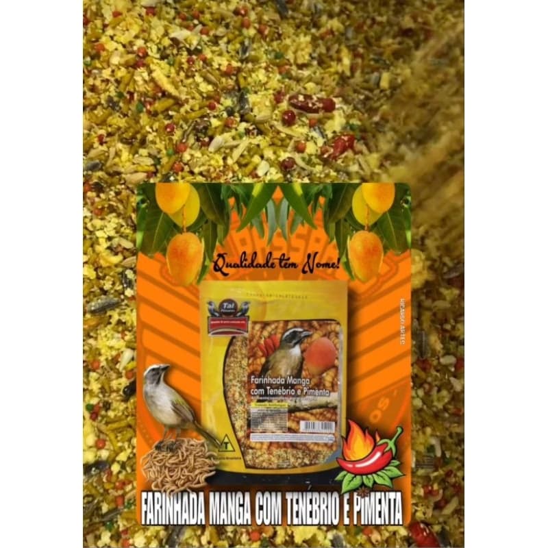 Ração Trinca Ferro Manga com Proteína 500gr - Tal Pássaros