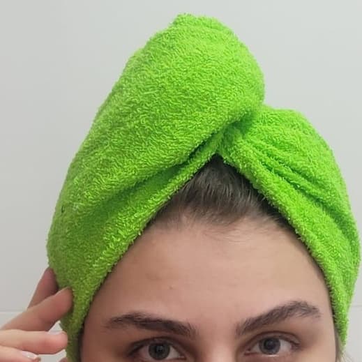 Toalha Mágica Feminina para Secagem Rápida dos Cabelos Toalha de Salão Secagem dos Fios Rápido