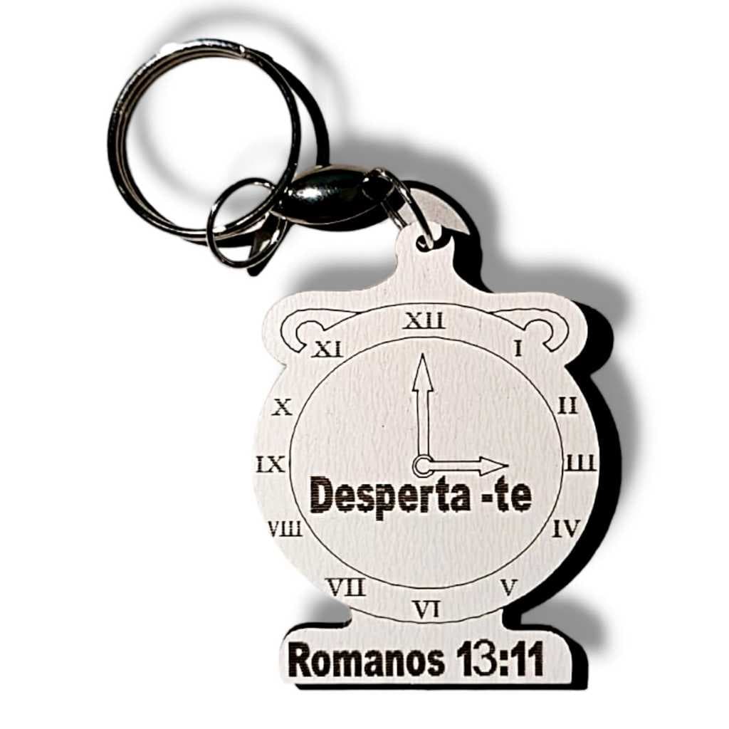 kit Lembrancinha Chaveiro Relogios Romanos 13 em mdf