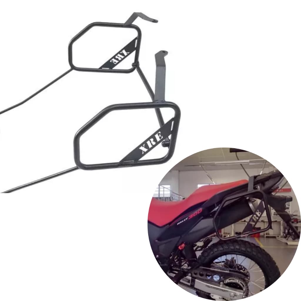 Suporte De Alforge Lateral Para Moto Xre 300 09 A 23 Chapam MODELO NOVO