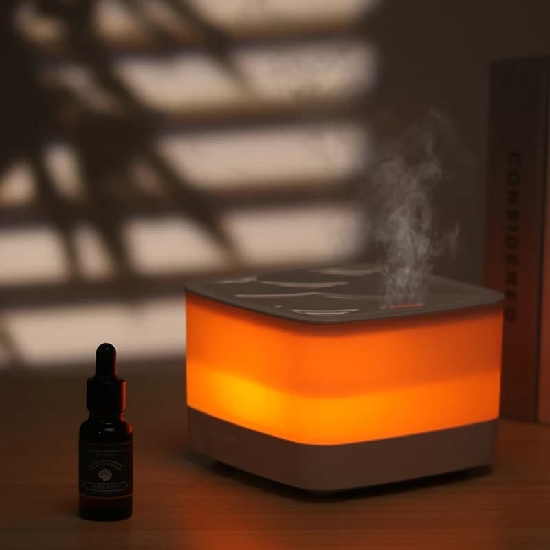 Umidificador de Ar Grande Com Luz - Decorativo Com Função de Difusor de Aromas - Com Controle Remoto