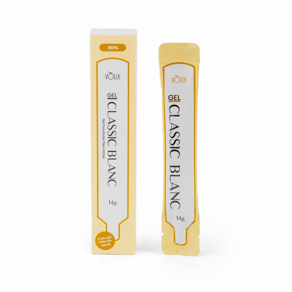 Sachê Refil Classic Blanc Vòlia (14 ml) | Para Unhas de Gel