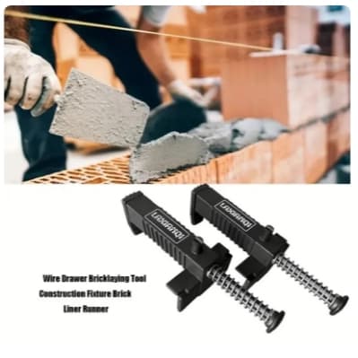 Tijolo Deitado Extrator Hidráulico, Construção Telha Trabalhador, Fixer Fio, Pequeno, 2Pcs
