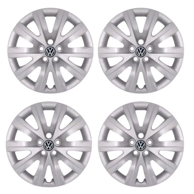 jogo 4 calotas Fox spacefox Polo aro 15 5 furos