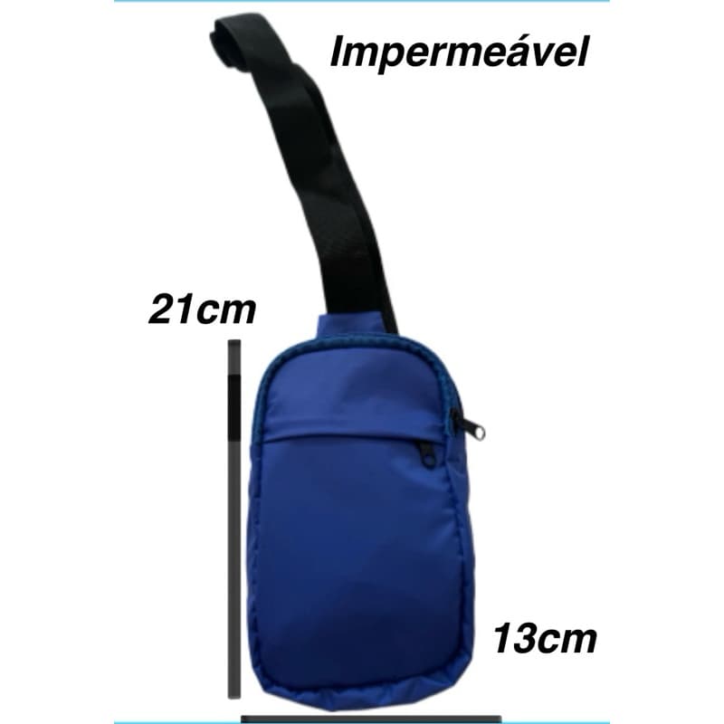 Bag masculina impermeável, alça transversal e regulavel , linda, camuflada, azul, unissex tiracolo ombro promoção