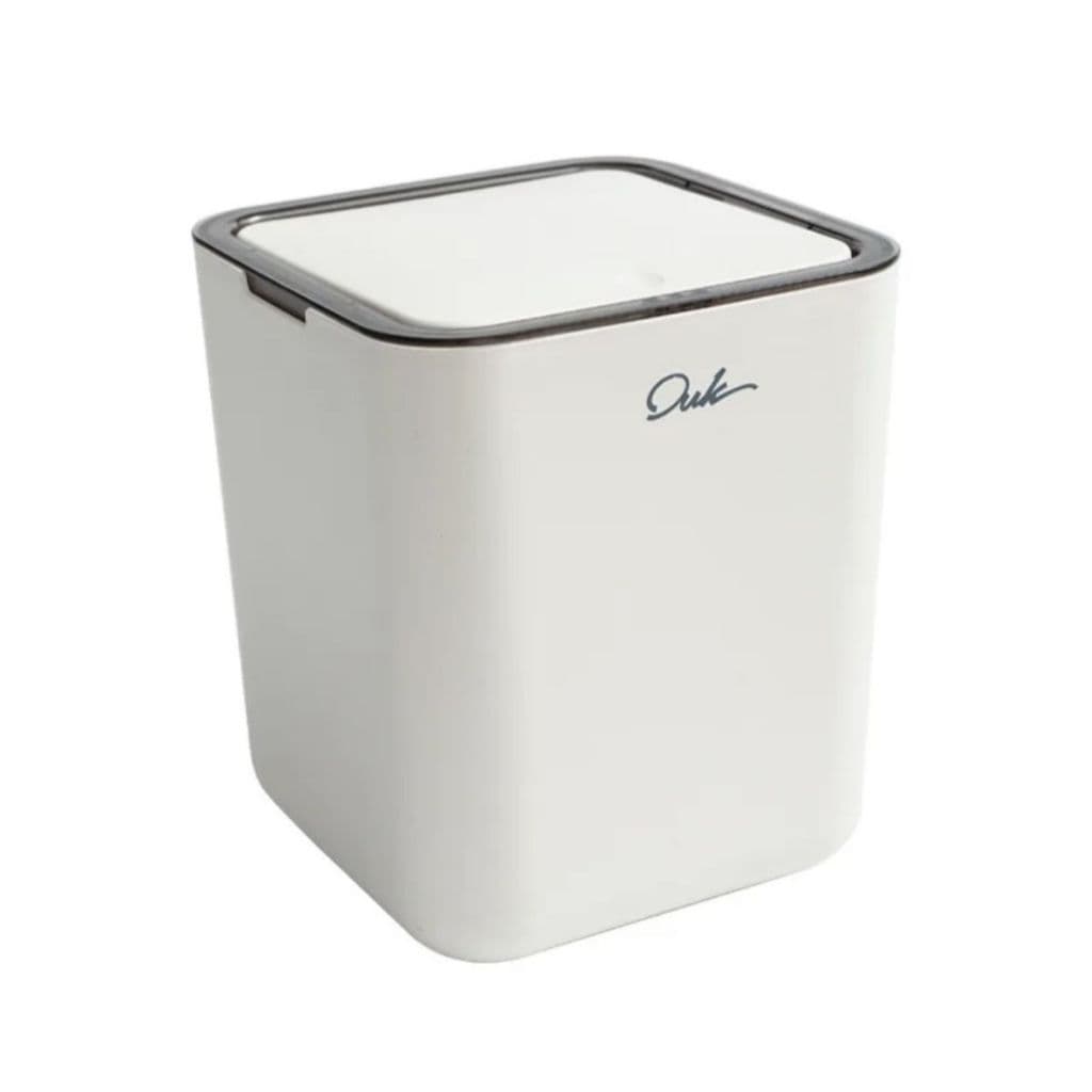 Lixeira Portátil De Mesa Moderna Com Tampa Click Escritório - Envio Já!