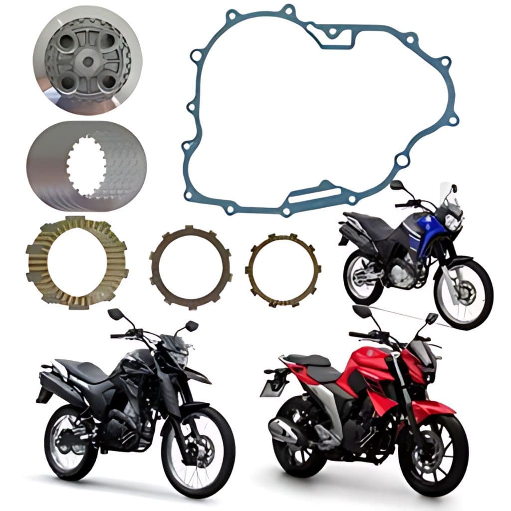 KIT EMBREAGEM ORIGINAL YAMAHA FZ25 FAZER 250 XTZ LANDER TENERE 250
