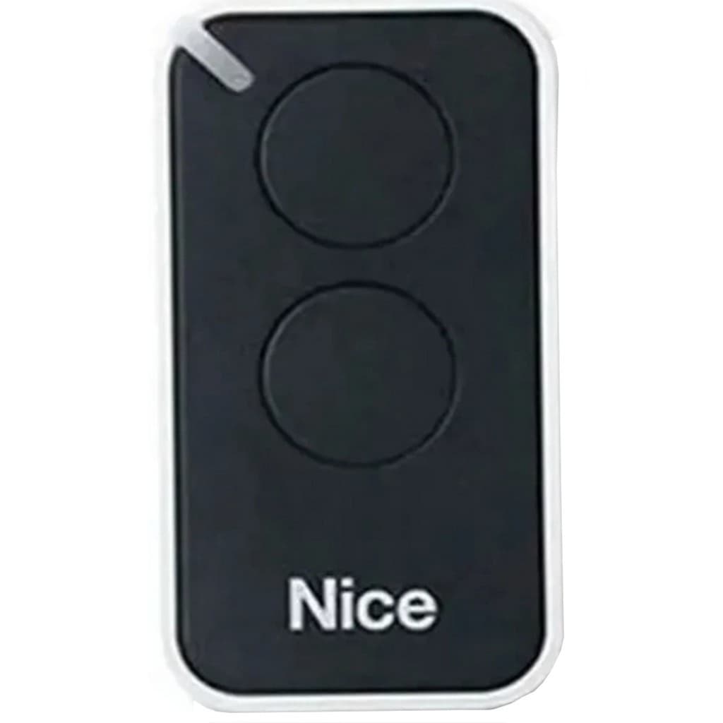 Controle Remoto Para Portão Eletrônico Nice Era Inti 2 teclas PRETO/PRETO