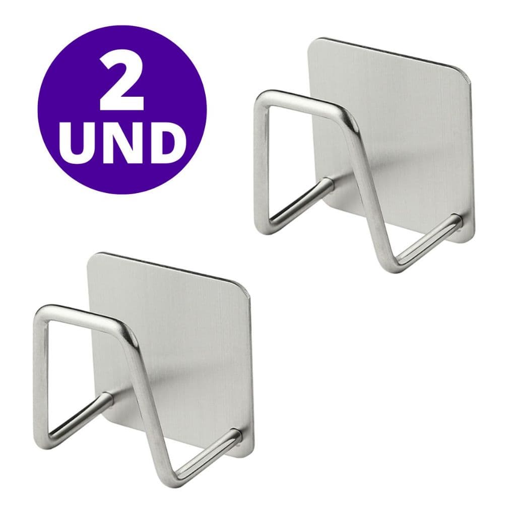 2 Uni Suporte Porta Esponja Bucha De Pia Multifuncional Organizador de Utensílios