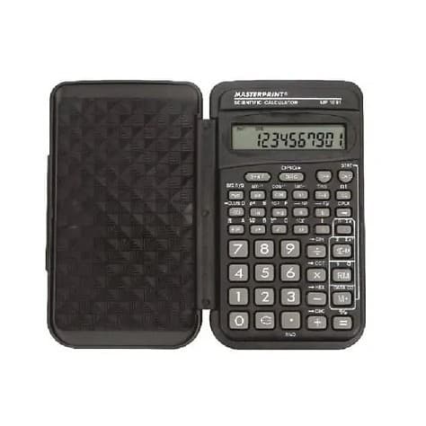 Calculadora Científica Com Capa Preta MP1091-  Masterprint