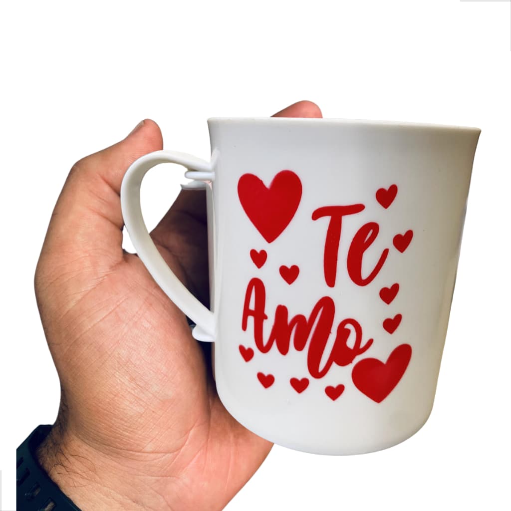 Kit 10 Caneca Personalizada - TE AMO