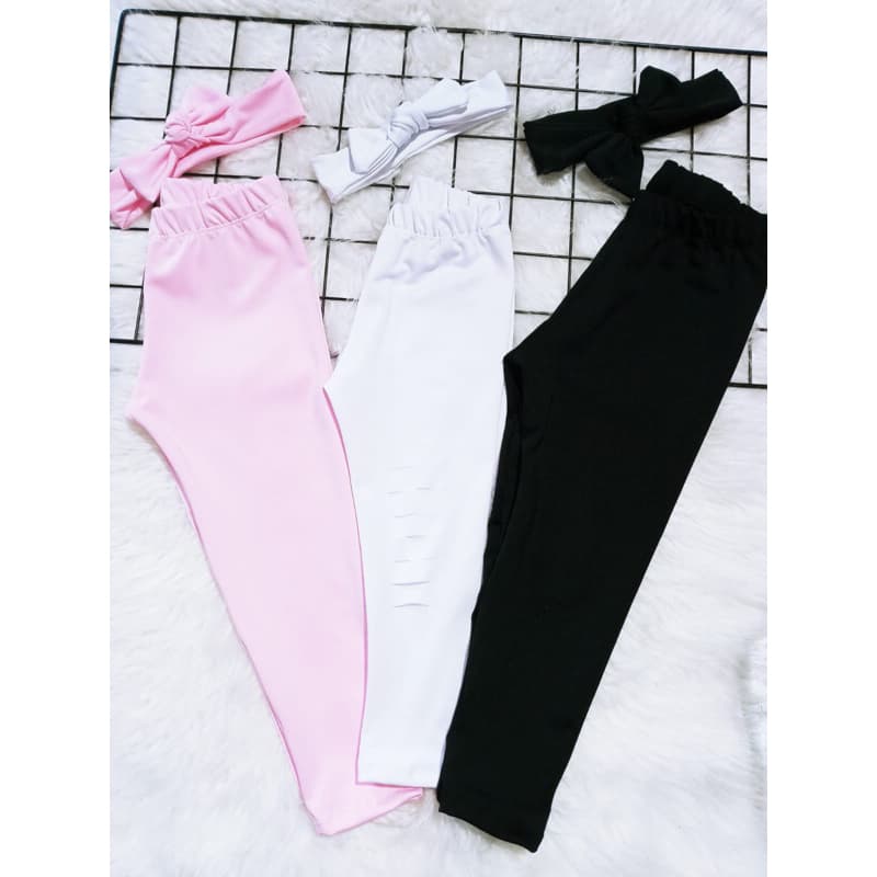 Calça legging com tiara