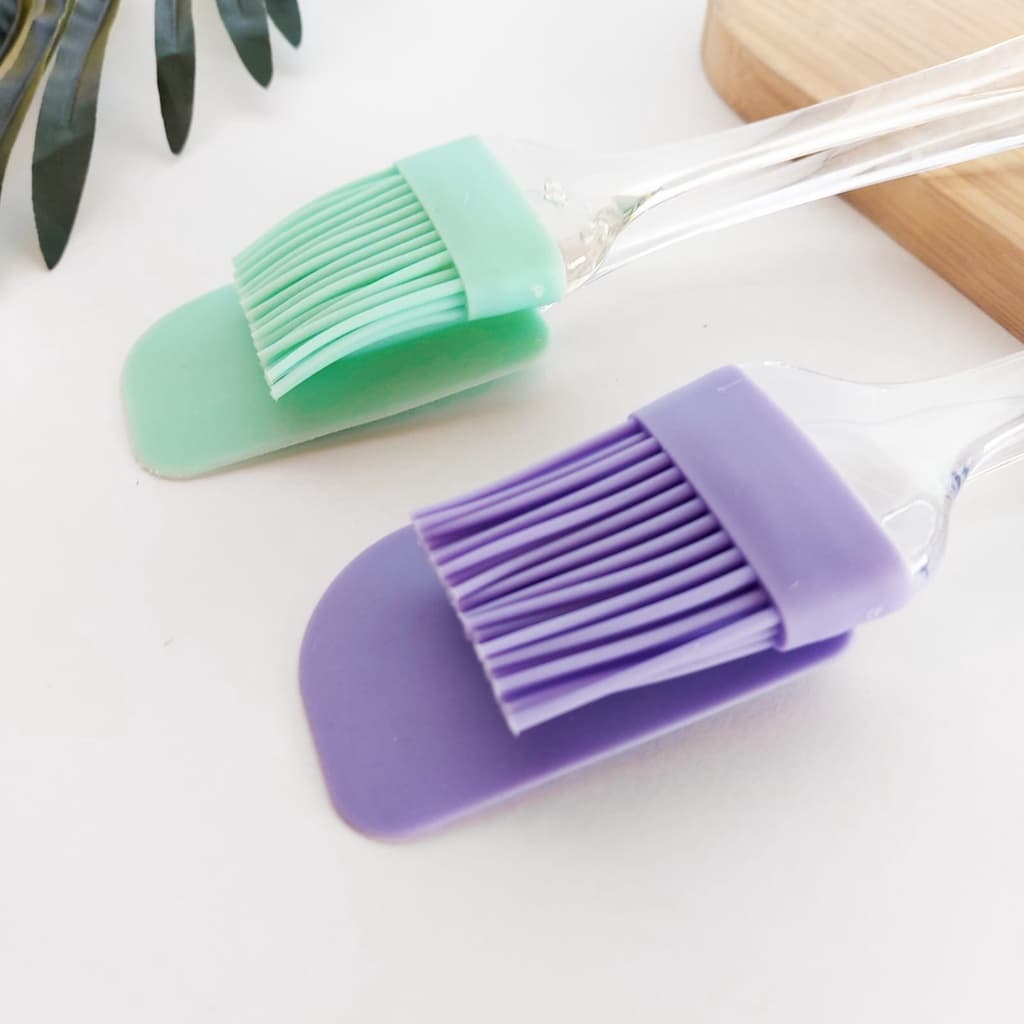 Kit Culinário Mini Pincel E Espátula Silicone