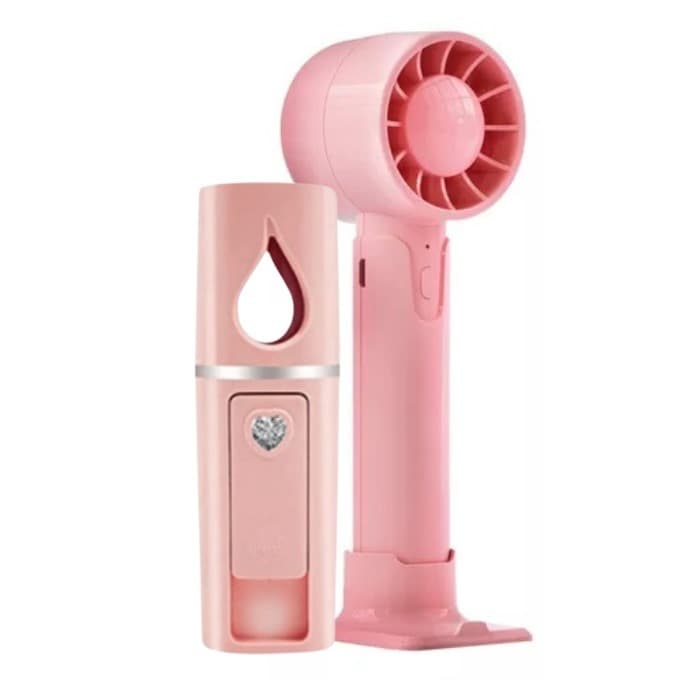 Nano Mister + Mini Ventilador Usb Alongamento De Cilios