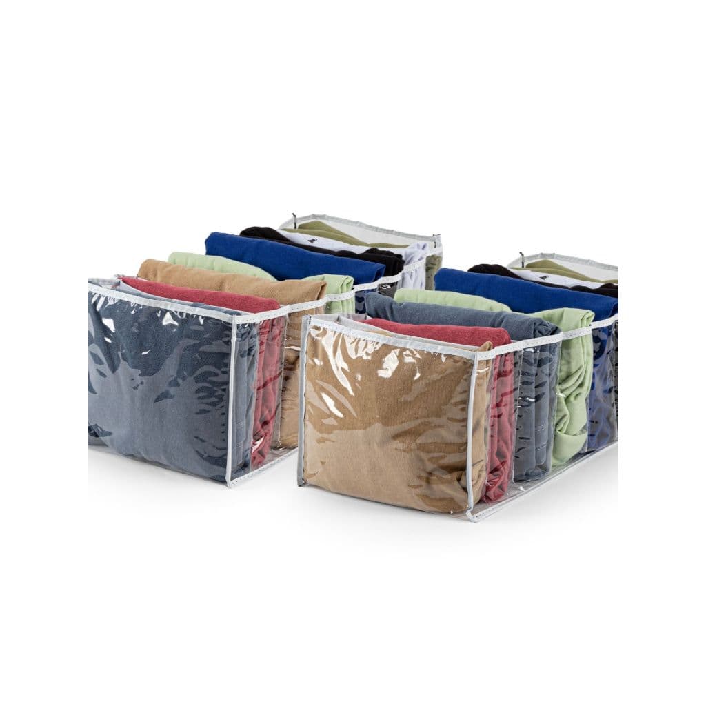 Kit Colmeia Organizadora de Roupas Fitness Top Otimizador de Espaço Guarda Roupas
