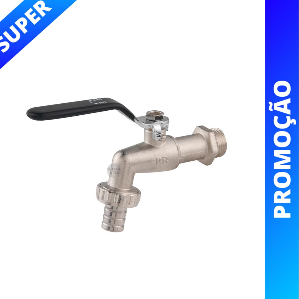 Torneira De Tanque/jardim Bico Parede Luxo Metal ? De Volta