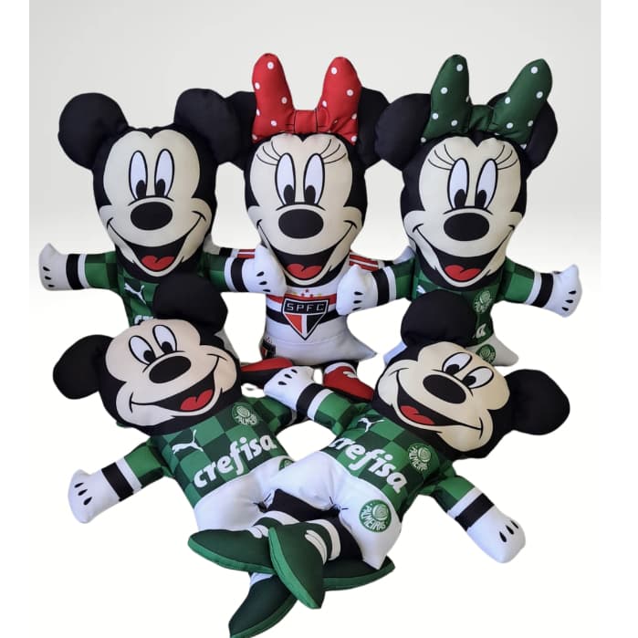 Boneco do mickey e minnie