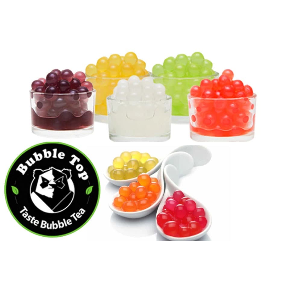 Bubble Tea  280 grs   Popping 280 grs Bubble top Bolinhas Para Bebidas Sucos Bubbles