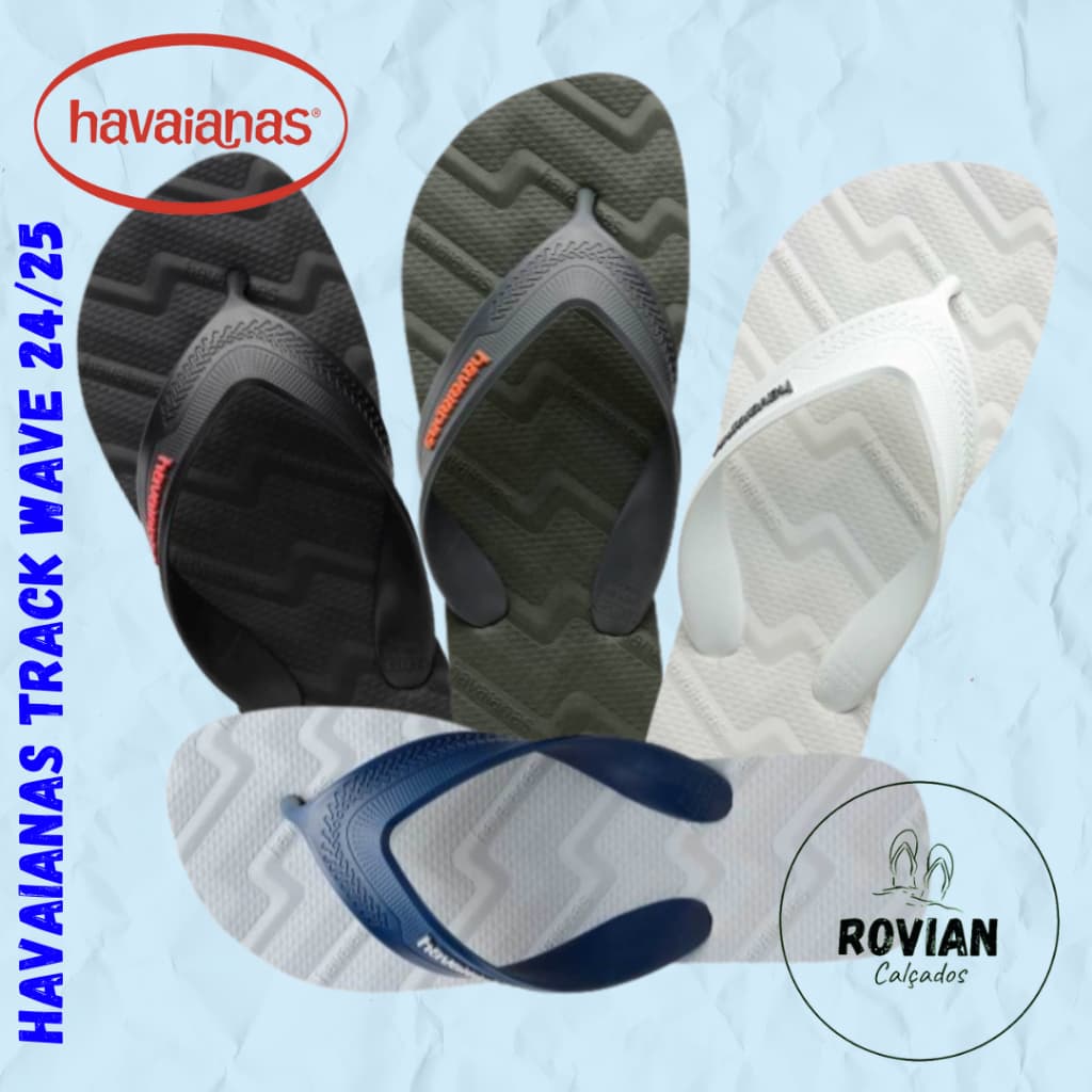 Chinelo Sandália Havaianas Track Waves (Original)