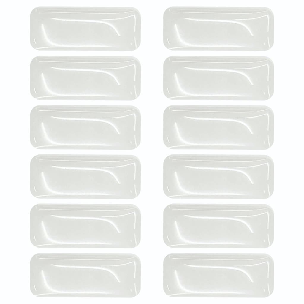 Protetor Anti Impacto Silicone Adesivo Retangular 25x10mm C/12