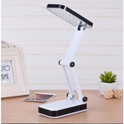 Luminária De Mesa Articulável Abajur 24 Leds Recarregável