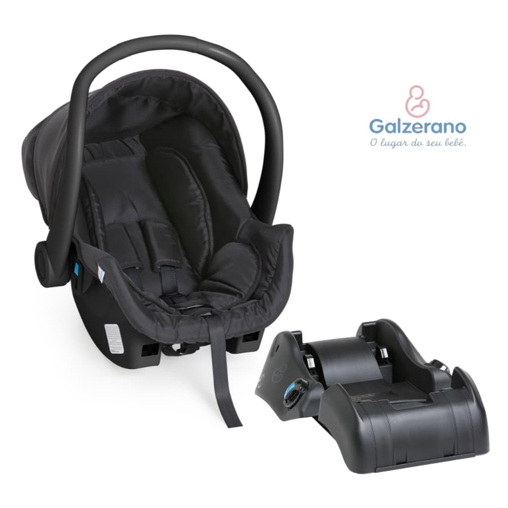 Bebê Conforto Cocoon Cadeirinha Base Galzerano Carro Cinto Segurança Capota Infantil Recém Nascido